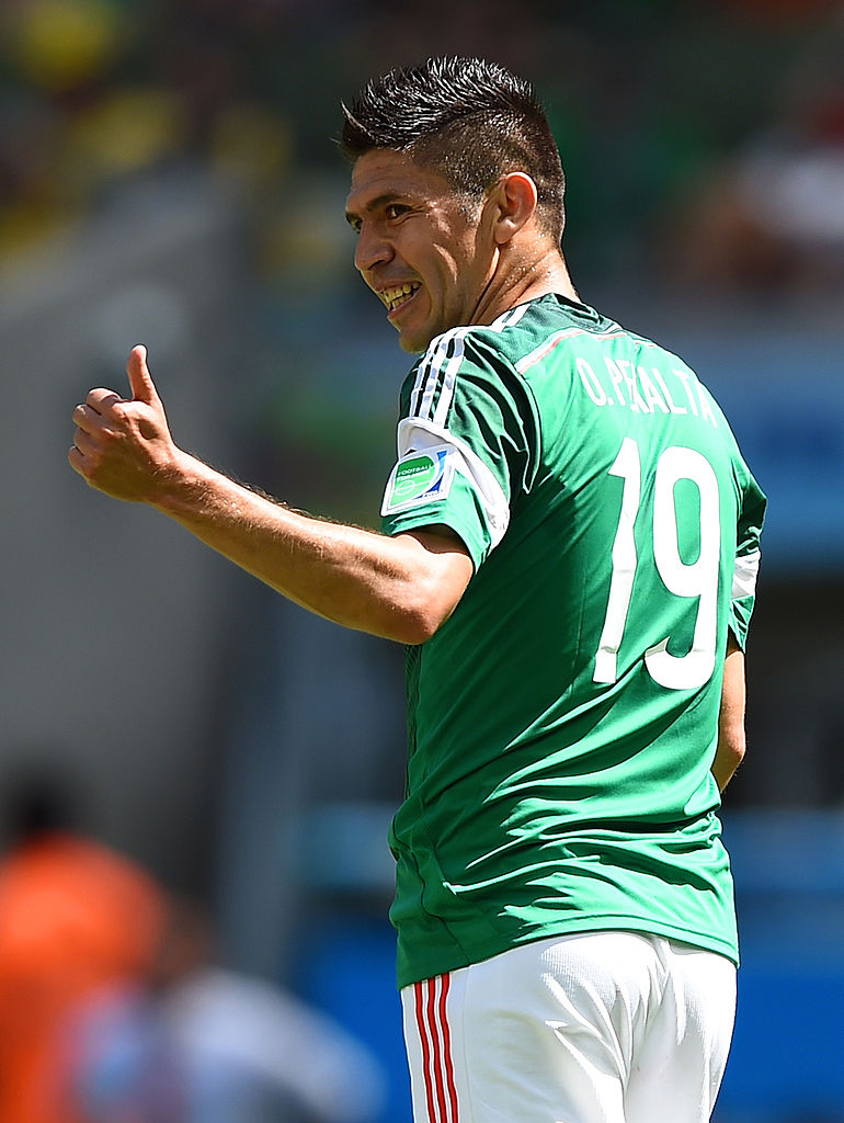El delantero del América, Oribe Peralta, se integró a la selección de México para disputar los Juegos Olímpicos de 2016. (Laurence Griffiths / Getty Images)