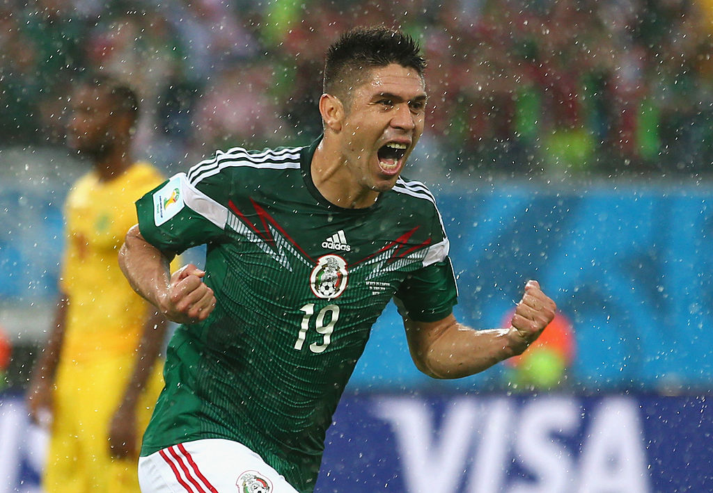 Oribe Peralta de México. (Julian Finney / Getty Images)
