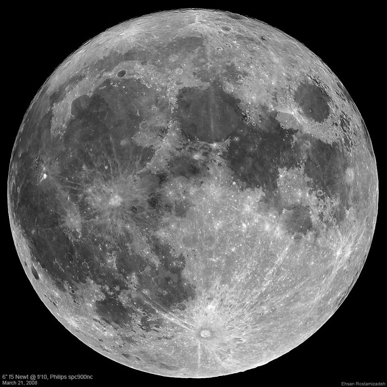 Luna Llena del 2008. (NASA)