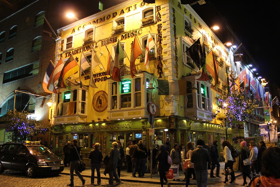 Bares tradicionales de Dublin, Irlanda, muy pintorescos y atractivos. (Pixabay.com)