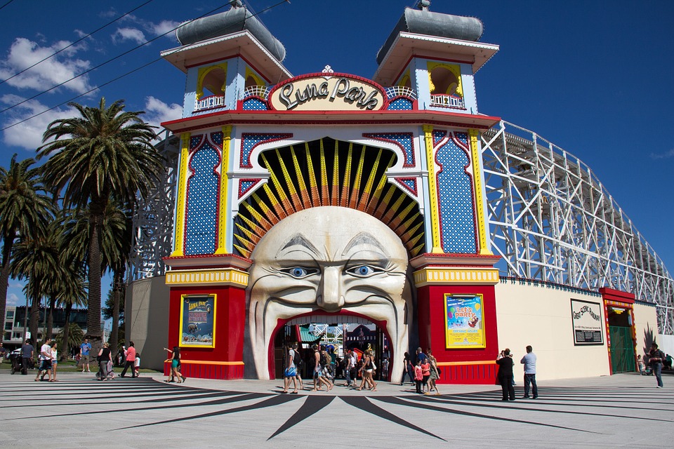 Luna Park de Melbourne, Australia. (Pixabay.com)