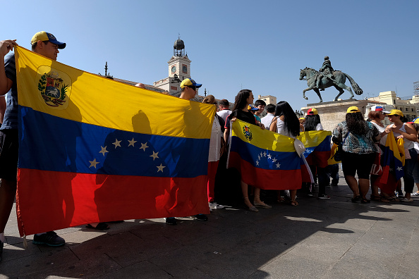 Marchas pro referéndum del mandatario venezolano Nicolás Maduro. (Foto por Oscar Gonzalez/NurPhoto via Getty Images)