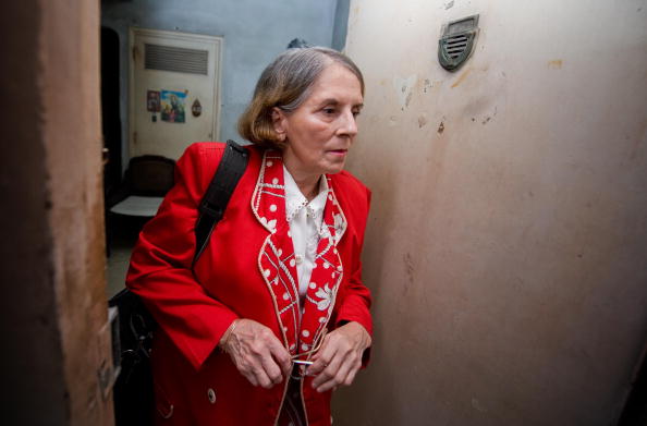 Hilda Molina en su departamento de La Habana, el 13 de junio de 2009. (ADALBERTO ROQUE/AFP/Getty Images)