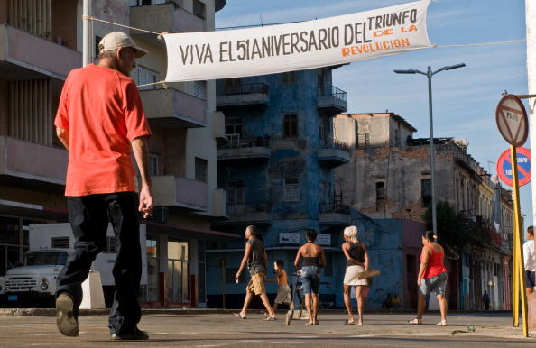 Imagen de La Havana,capital de Cuba, durante el 51° Aniversario de la Revolución Cubana, el 1° de junio de 2010. (STR/AFP/Getty Images)