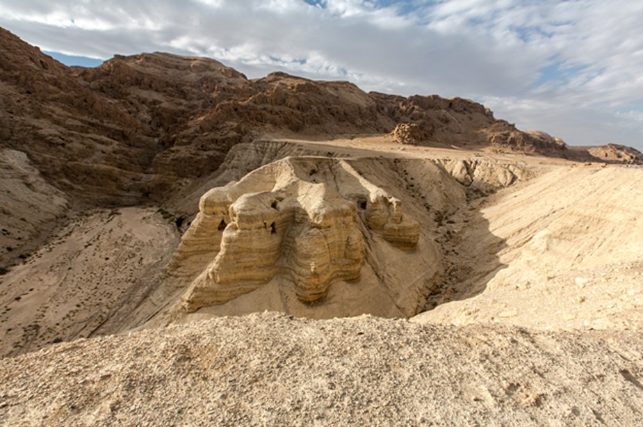 Cuevas del Desierto de Judea en las que fueron descubiertos los Manuscritos del Mar Muerto (CC 2.0)