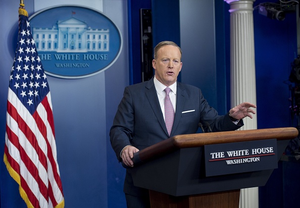 El Secretario de Prensa de la Casa Blanca, Sean Spicer. (Foto: SAUL LOEB / AFP /GettyImages)