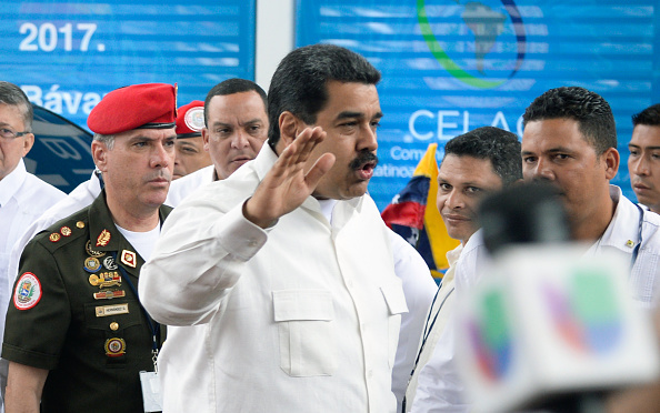 Nicolás Maduro en la cumbre CELAC (Photo credit should read FEDERICO PARRA/AFP/Getty Images)