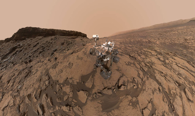 Autoretrato del rover Curiosity operando en el suelo marciano. / NASA/JPL-Caltech/MSSS