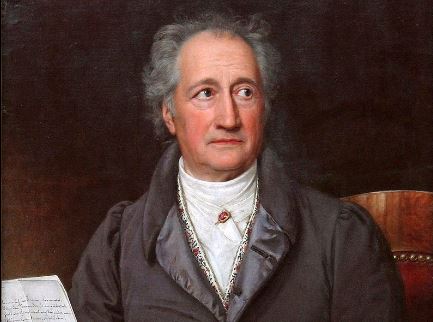 Johann W. Goethe ( Wikimedia)