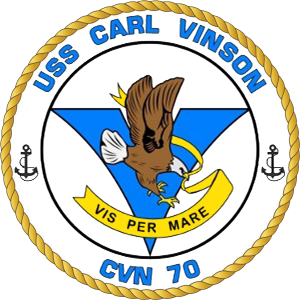Emblema del USS Carl Vinson (Wikimedia Commons)