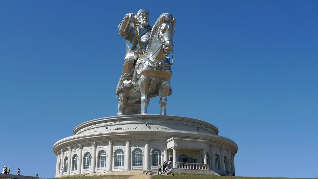 Gengis Kan, el más grande conquistador de todos los tiempos, dominó a caballo un vasto territorio desde el Océano Pacífico hasta el Mar Caspio (Wikimedia Commons).