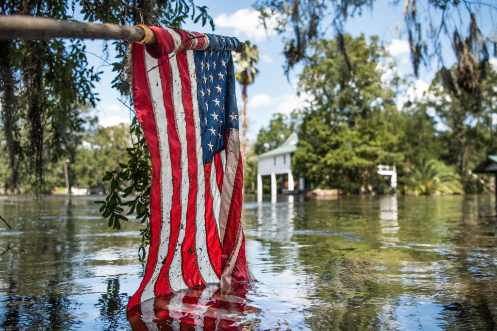 MIDDLEBURG, FL - 13 de septiembre: Inundaciones del huracán Irma en Middleburg, Florida. (Foto de Sean Rayford / Getty Images)
