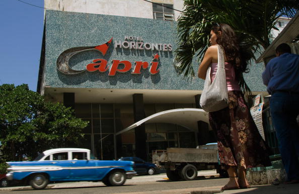 Hotel Capri, Ciudad de La Habana, Cuba. (Foto ADALBERTO ROQUE/AFP/Getty Images)